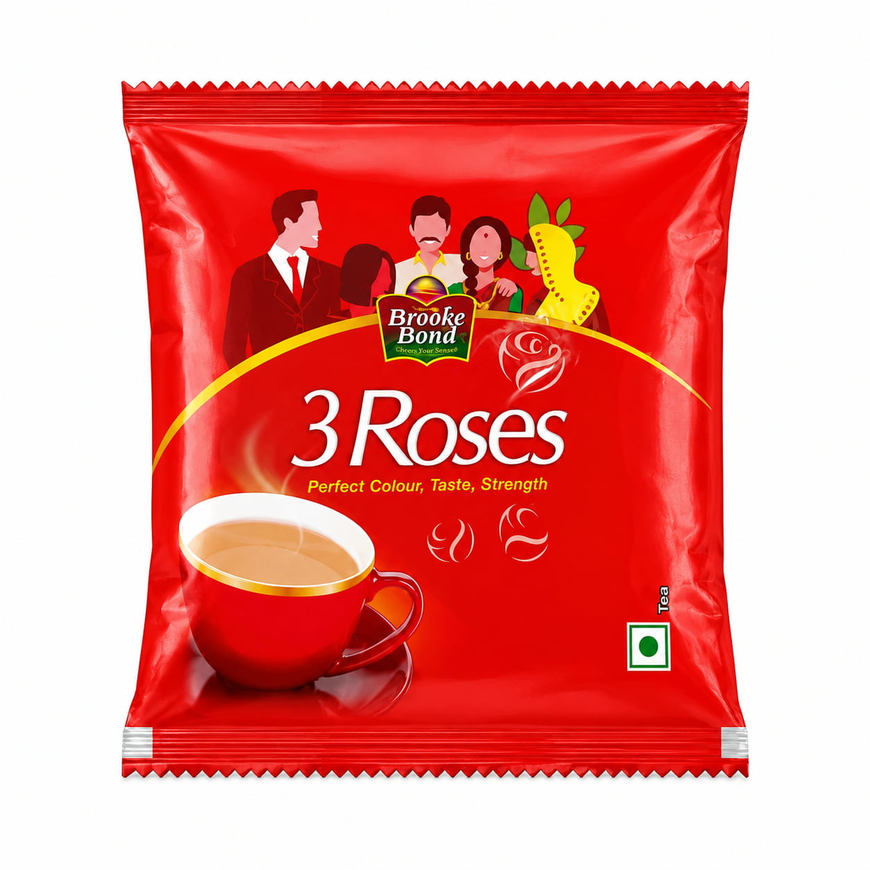 3 ROSES TEA POWDER (PACK OF  10 )